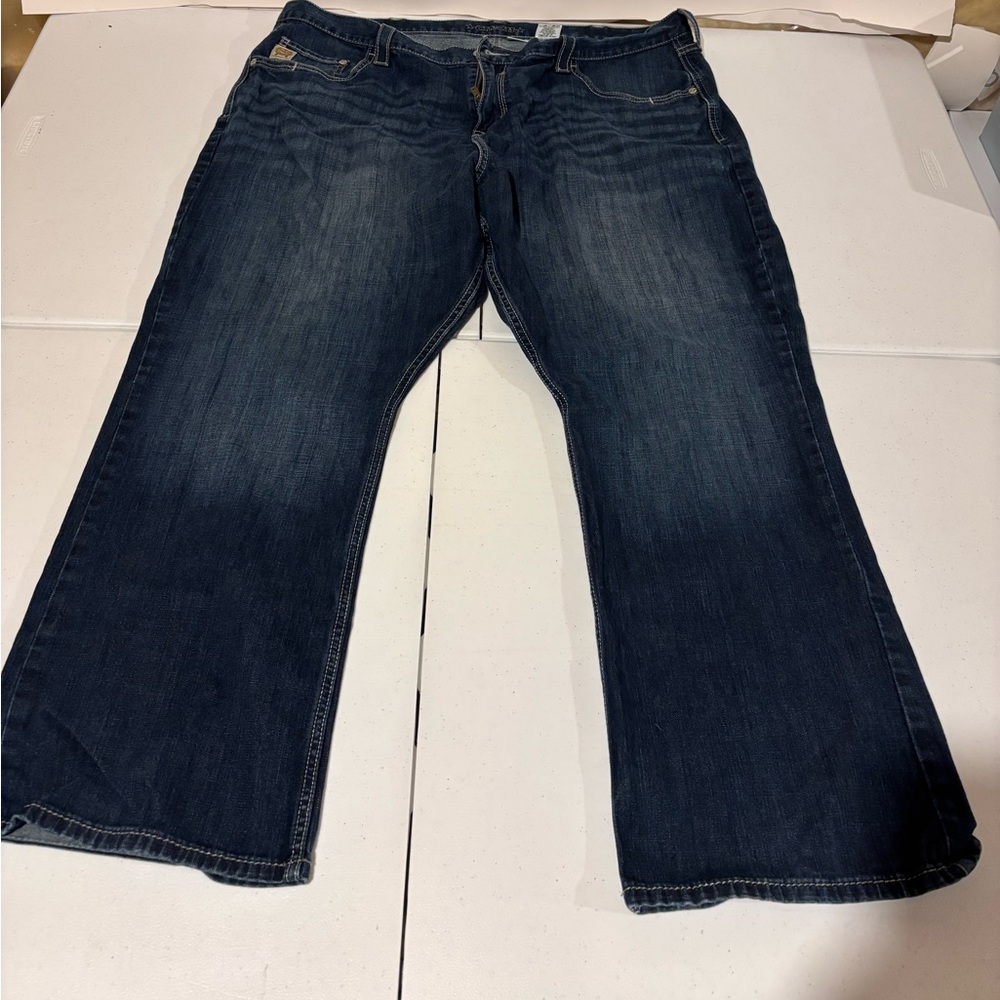 Cinch Carter 2.4 Relaxed Fit Bootcut Blue Denim Jeans Men’s Size 46x32 Western